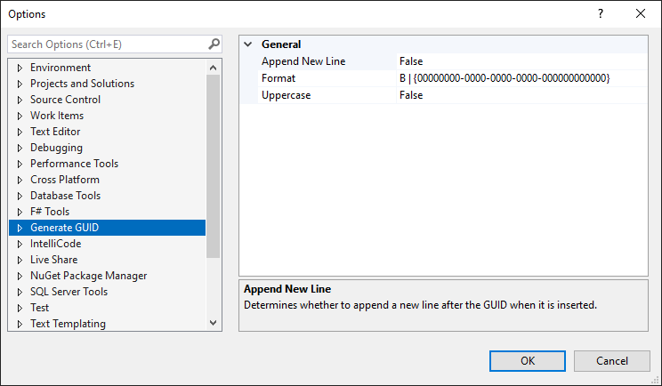 Generate GUID for Visual Studio 2022 - Visual Studio Marketplace